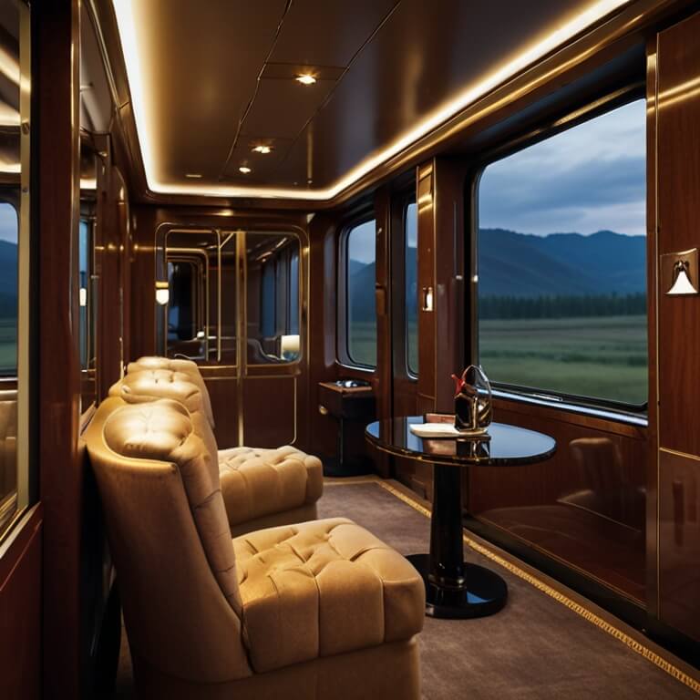 luxury train suite